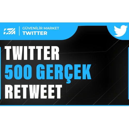  500 Twitter Retweet- KEŞFET ETKİLİ